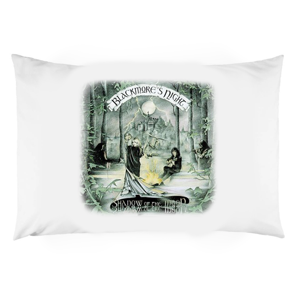 Shadow Of The Moon White Pillowcase