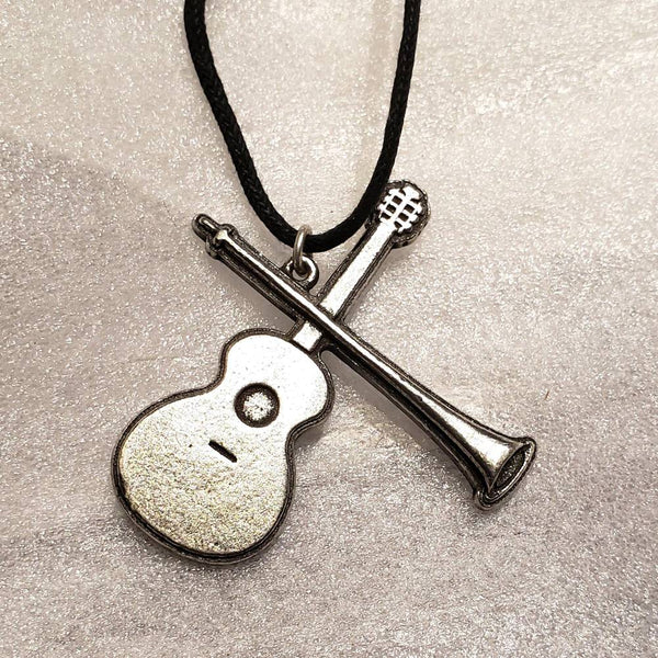 GUITAR & SHAWM PENDANT
