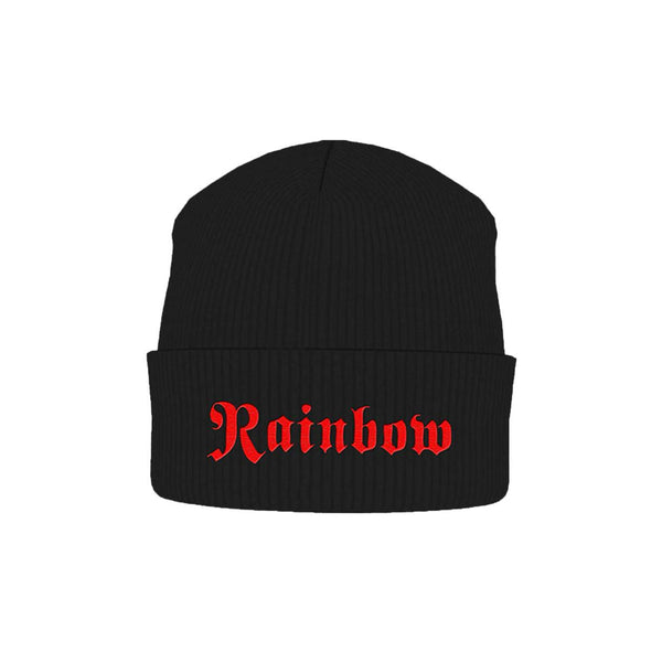 RAINBOW BEANIE BLACK