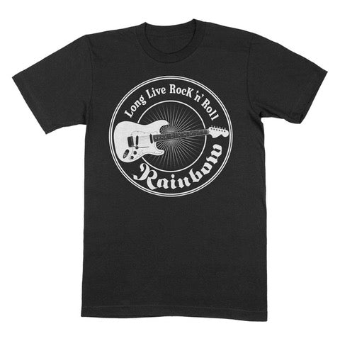 LONG LIVE R 'N' R  RAINBOW T-SHIRT BLACK