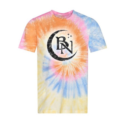 RAINBOW TIE DYE BN MOON T-SHIRT