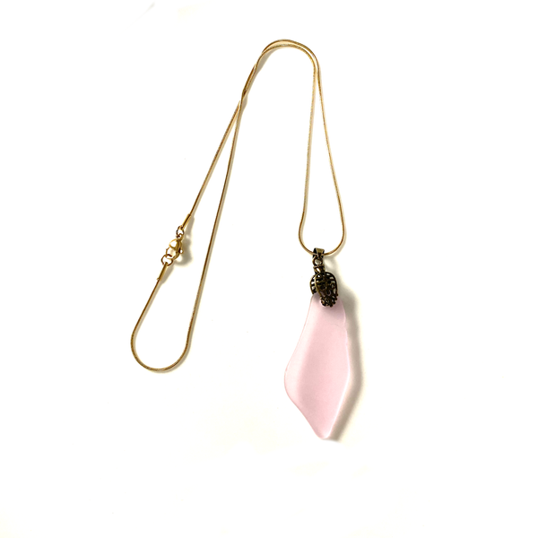 Sea Glass Pendant Necklace